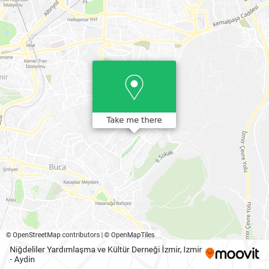 Niğdeliler Yardımlaşma ve Kültür Derneği İzmir map