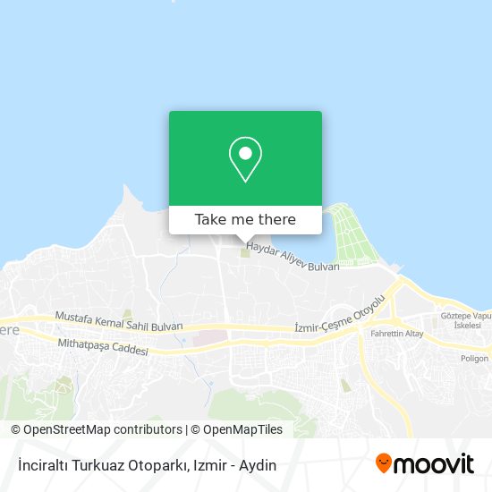 İnciraltı Turkuaz Otoparkı map