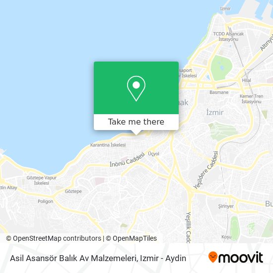 Asil Asansör Balık Av Malzemeleri map