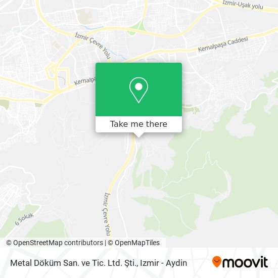 Metal Döküm San. ve Tic. Ltd. Şti. map