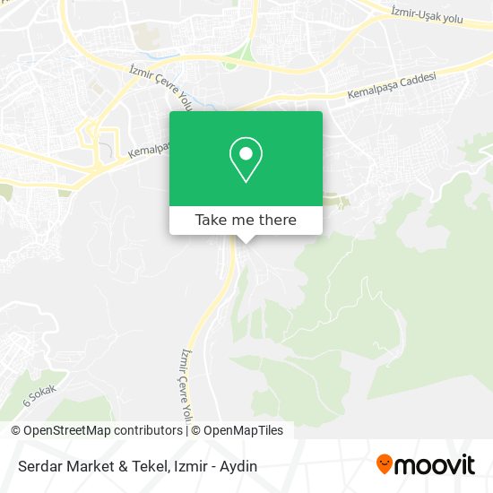 Serdar Market & Tekel map
