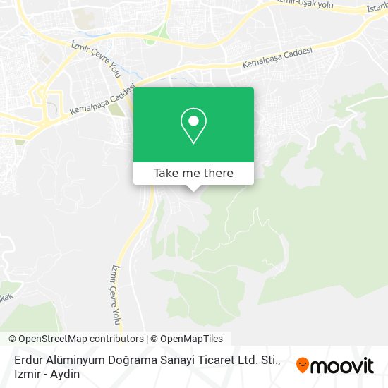 Erdur Alüminyum Doğrama Sanayi Ticaret Ltd. Sti. map