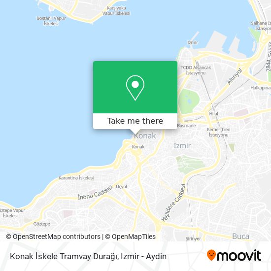 Konak İskele Tramvay Durağı map