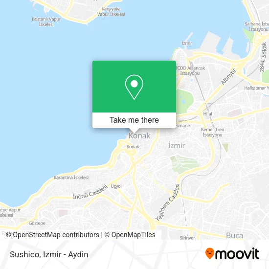Sushico map