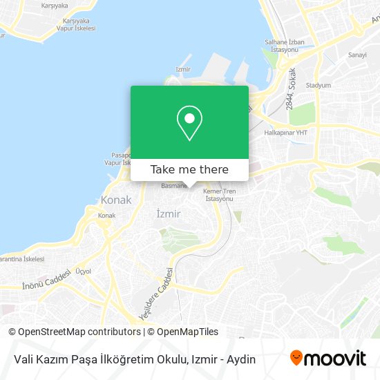 Vali Kazım Paşa İlköğretim Okulu map