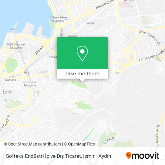 Softeks Endüstri İç ve Dış Ticaret map