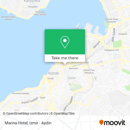 Marina Hotel map