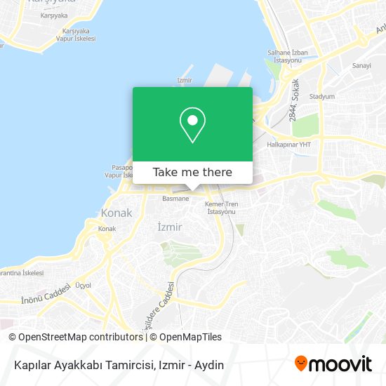 Kapılar Ayakkabı Tamircisi map