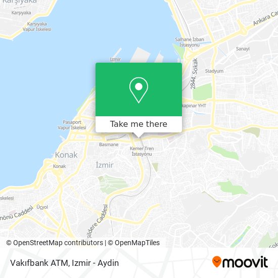 Vakıfbank ATM map