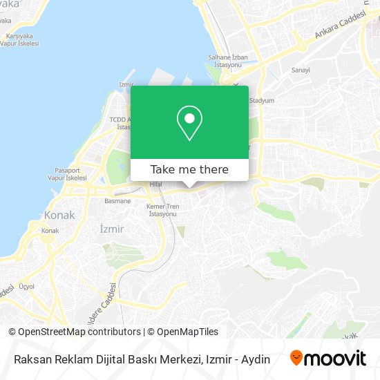 Raksan Reklam Dijital Baskı Merkezi map