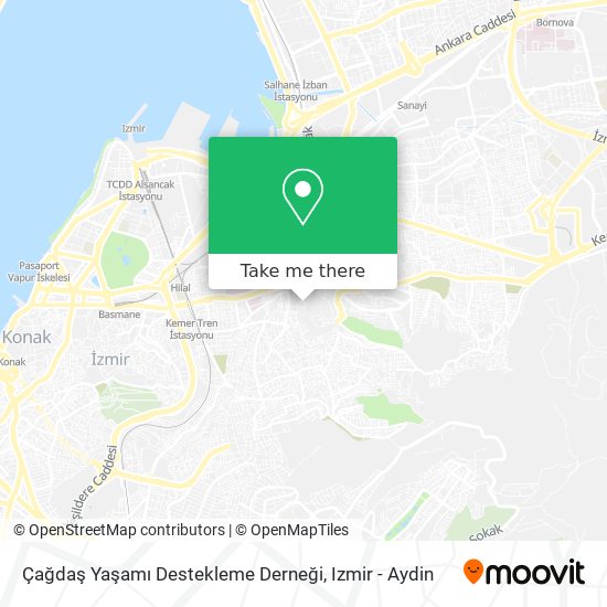 Çağdaş Yaşamı Destekleme Derneği map