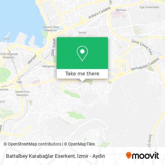 Battalbey Karabağlar Eserkent map