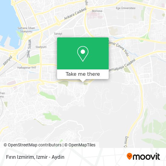 Fırın Izmirim map