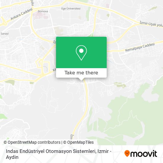 Indas Endüstriyel Otomasyon Sistemleri map