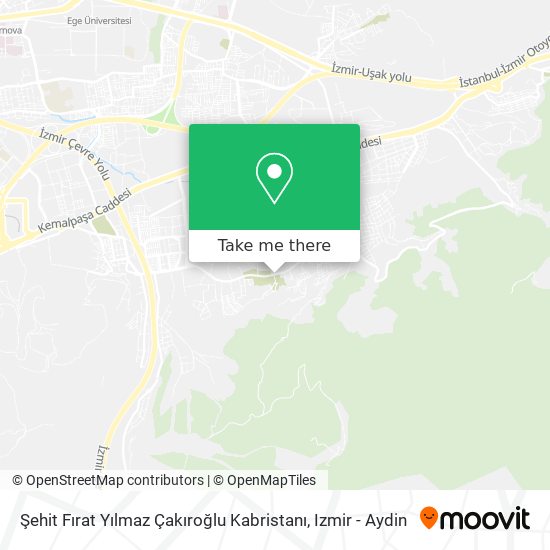 Şehit Fırat Yılmaz Çakıroğlu Kabristanı map