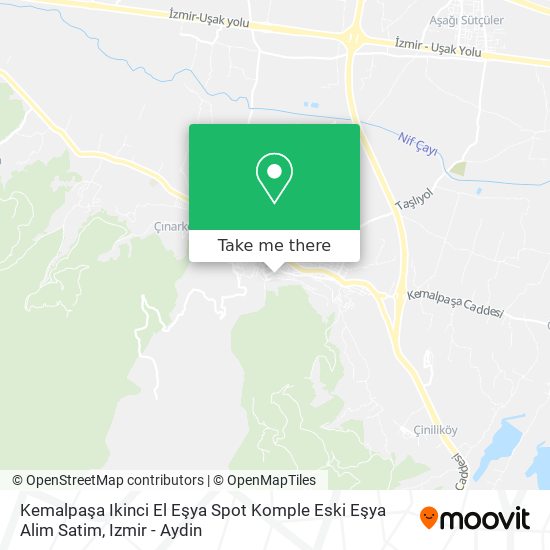 Kemalpaşa Ikinci El Eşya Spot Komple Eski Eşya Alim Satim map