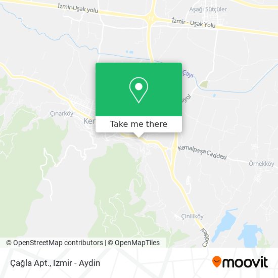 Çağla Apt. map