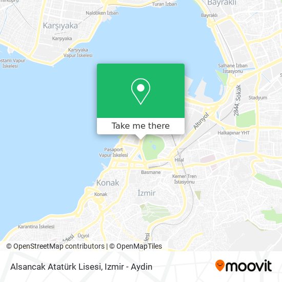 Alsancak Atatürk Lisesi map