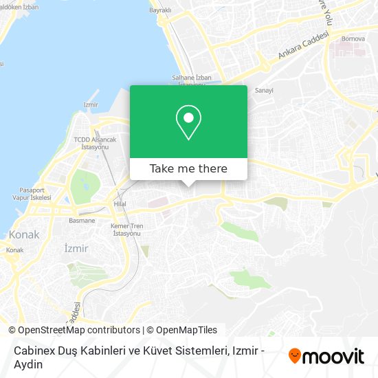 Cabinex Duş Kabinleri ve Küvet Sistemleri map