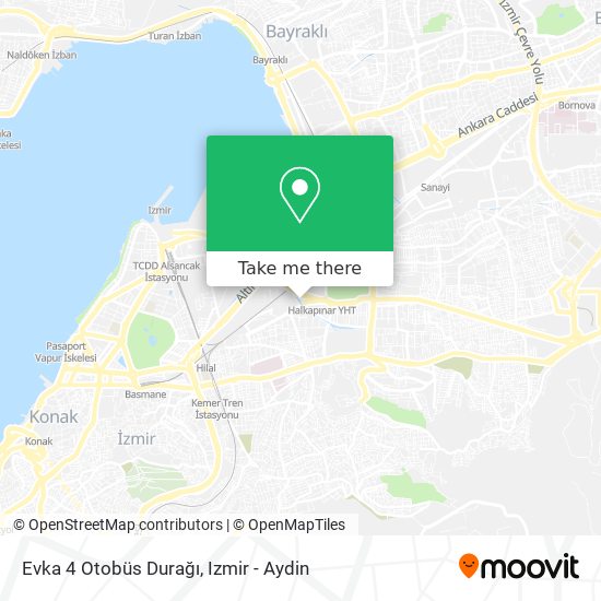 Evka 4 Otobüs Durağı map