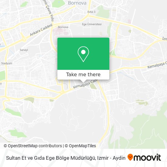 Sultan Et ve Gıda Ege Bölge Müdürlüğü map