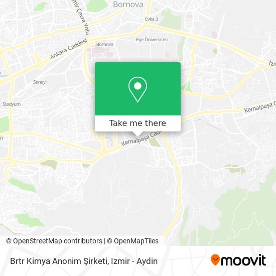 Brtr Kimya Anonim Şirketi map