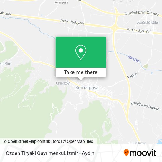 Özden Tiryaki Gayrimenkul map