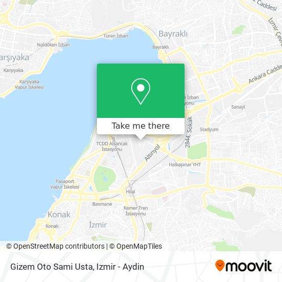 Gizem Oto Sami Usta map