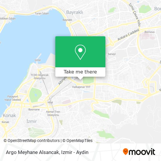 Argo Meyhane Alsancak map