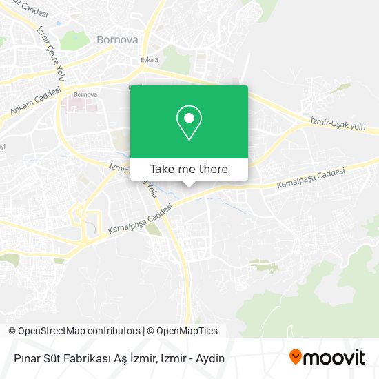 Pınar Süt Fabrikası Aş İzmir map