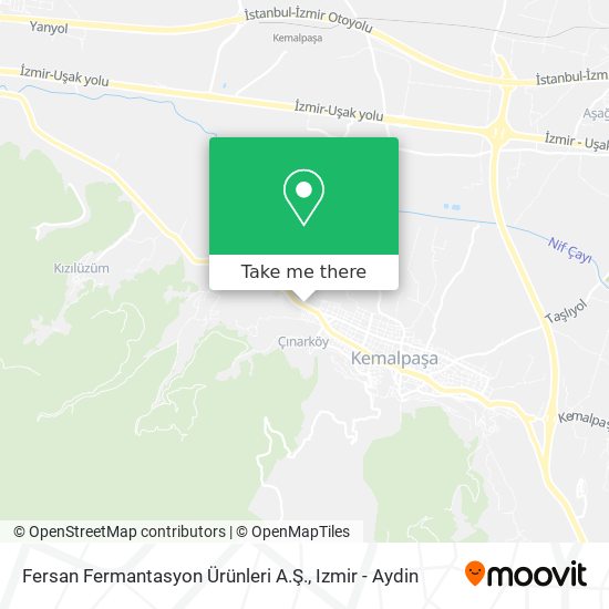 Fersan Fermantasyon Ürünleri A.Ş. map