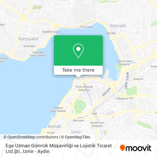Ege Uzman Gümrük Müşavirliği ve Lojistik Ticaret Ltd.Şti. map