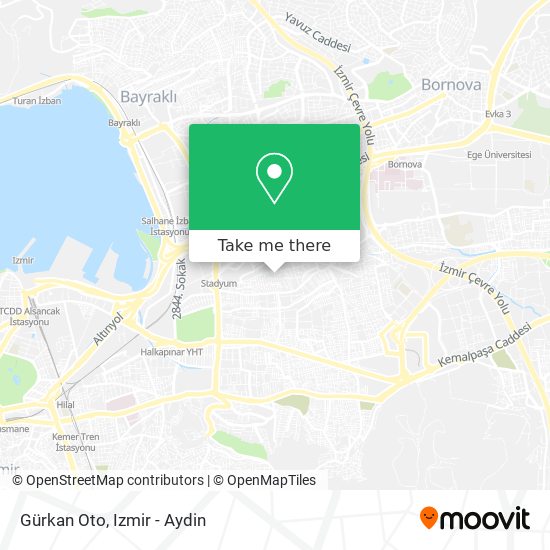 Gürkan Oto map
