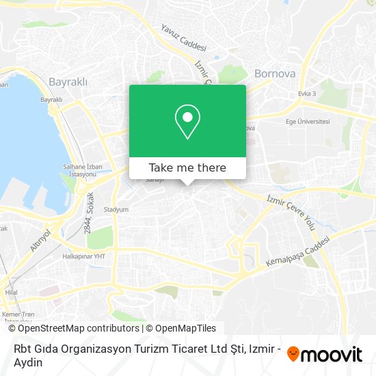 Rbt Gıda Organizasyon Turizm Ticaret Ltd Şti map