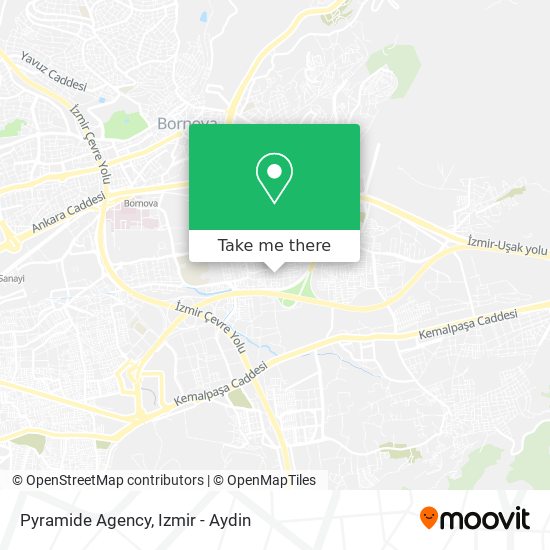 Pyramide Agency map