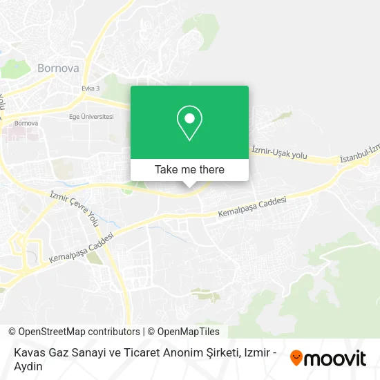 Kavas Gaz Sanayi ve Ticaret Anonim Şirketi map