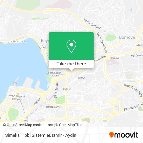 Simeks Tıbbi Sistemler map