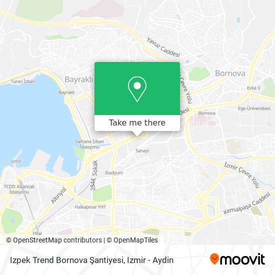 Izpek Trend Bornova Şantiyesi map