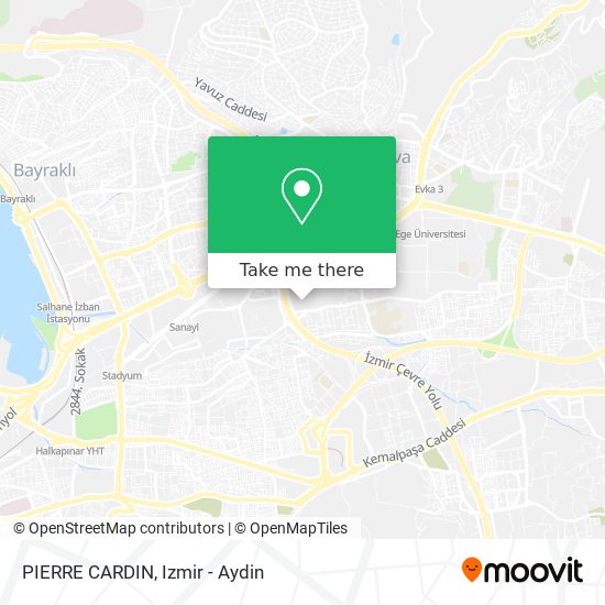 PIERRE CARDIN map