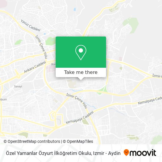 Özel Yamanlar Özyurt İlköğretim Okulu map