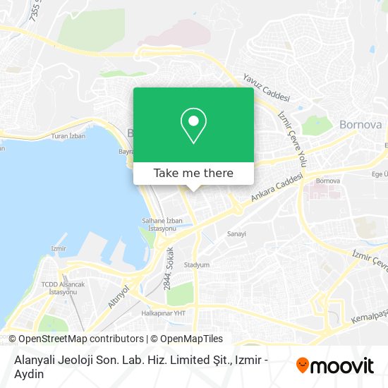 Alanyali Jeoloji Son. Lab. Hiz. Limited Şit. map