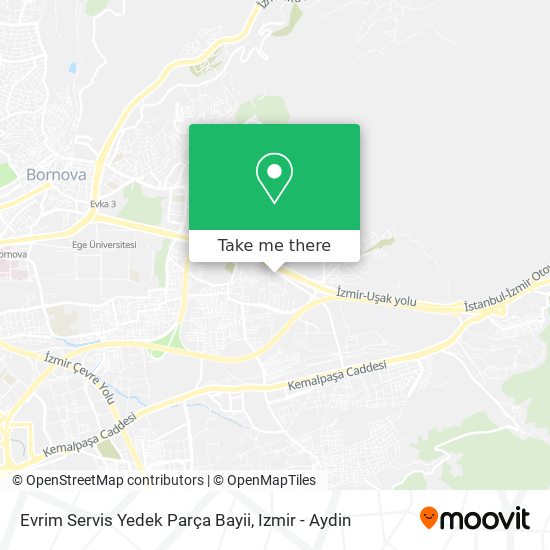 Evrim Servis Yedek Parça Bayii map