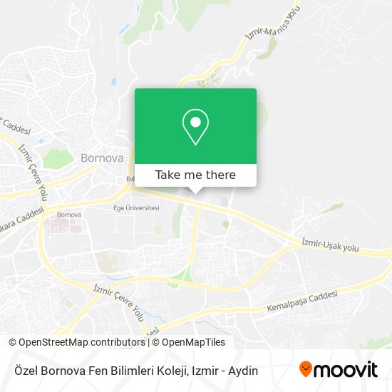 Özel Bornova Fen Bilimleri Koleji map