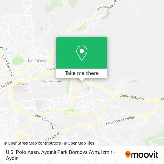 U.S. Polo Assn. Aydınlı Park Bornova Avm map