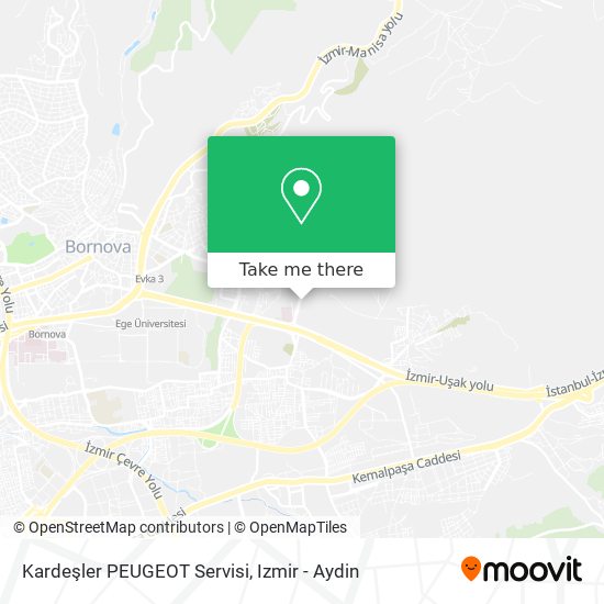 Kardeşler PEUGEOT Servisi map