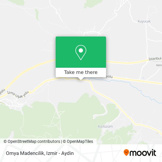 Omya Madencilik map
