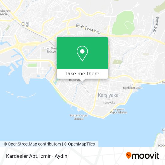 Kardeşler Apt map