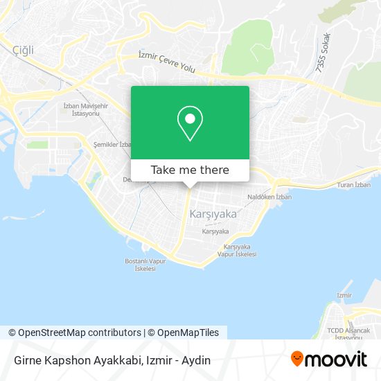 Girne Kapshon Ayakkabi map