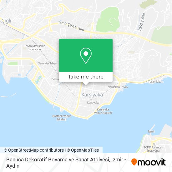 Banuca Dekoratif Boyama ve Sanat Atölyesi map