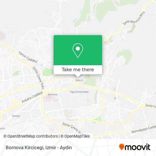 Bornova Kircicegi map